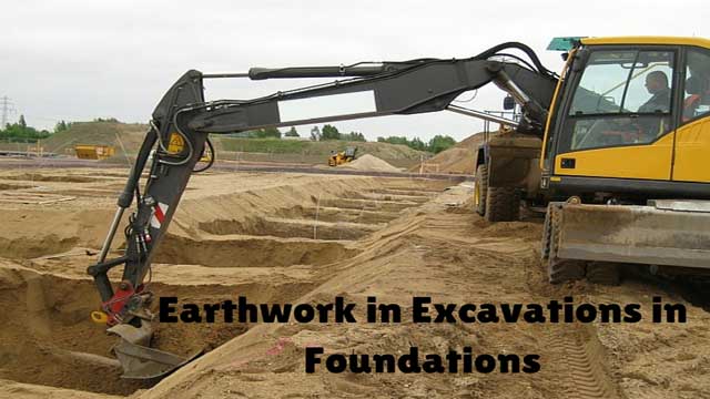 Earthwork in Excavation