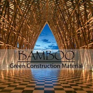 Bamboo green construction material