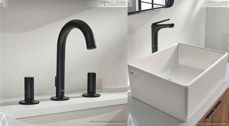 Studio S Matte Black Bathroom Faucets and Accessories by American Standard