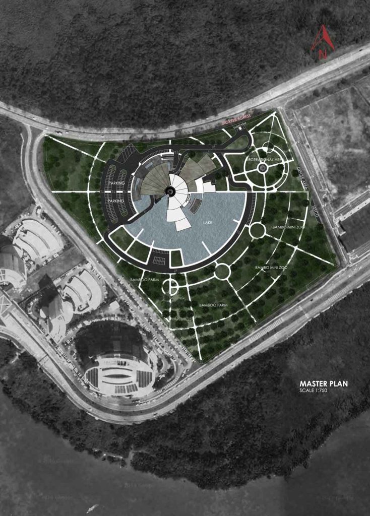 Bamboo Cultural and Information Centre Site plan