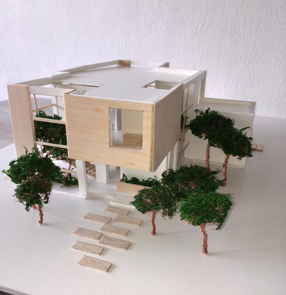 house by the sea model