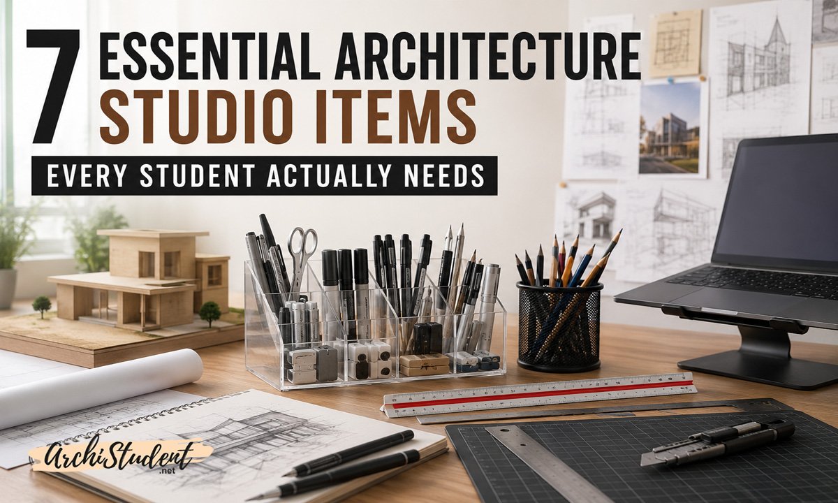 7 Essential Architecture Studio Items for students