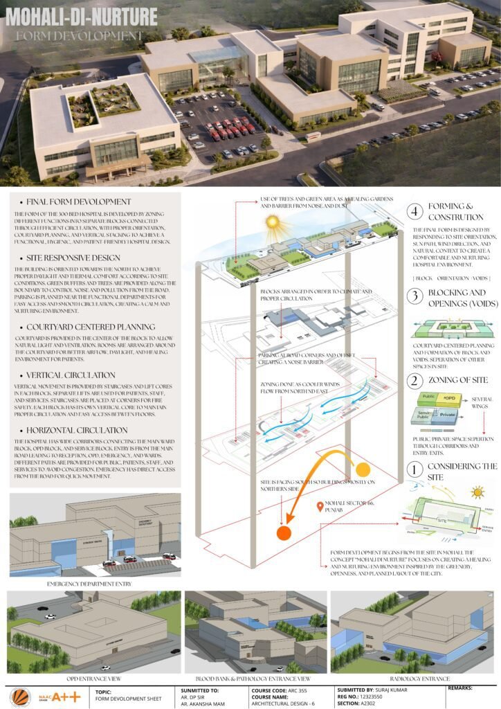 Site Analysis Sheet - Hospital Design Project